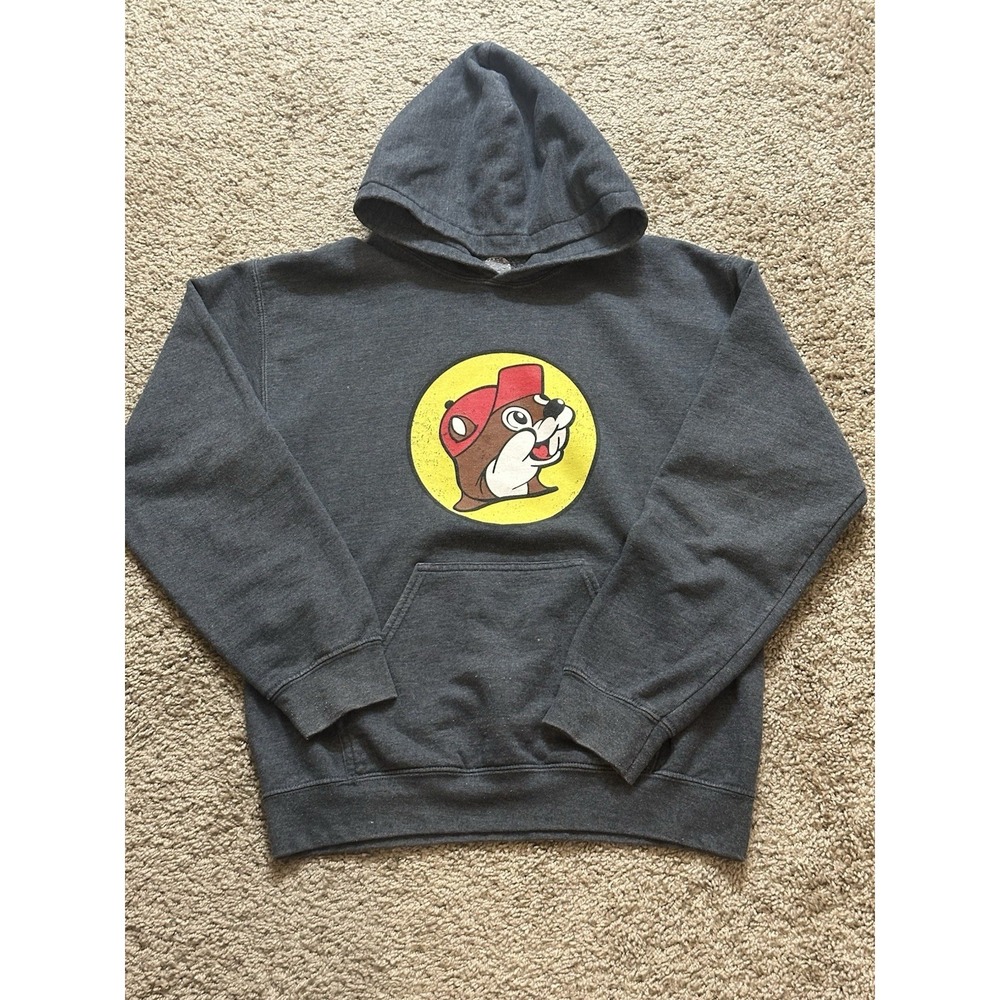 Adult Buc-ees Pullover Hoodie - Small - Picture 2 of 4